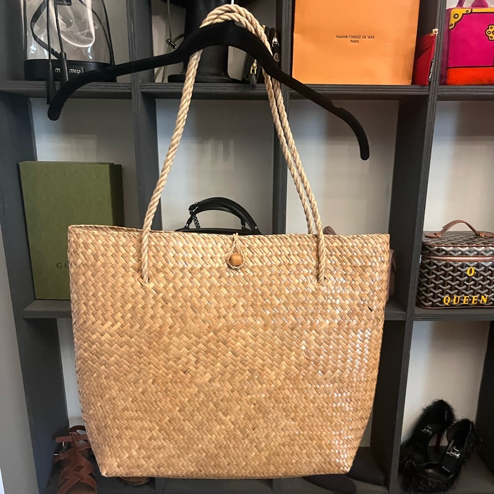 Handmade raffia bag - Picture 3 of 7